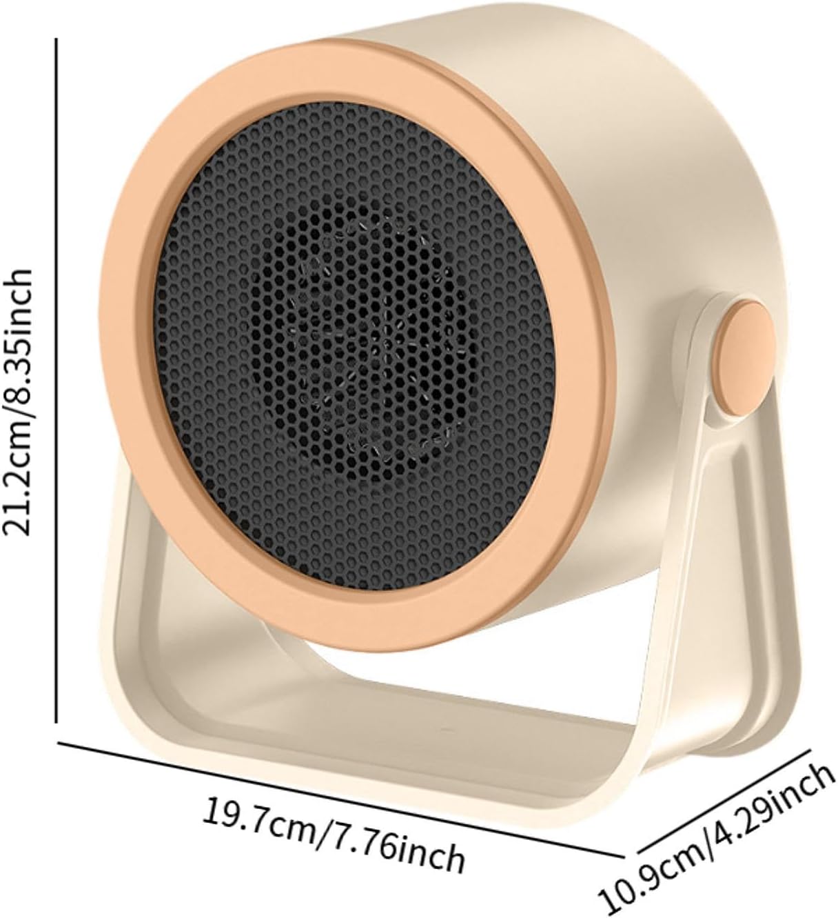 Small Portable Space Heater - Quick Heating, Quiet & Energy Efficient, Essential for Winter