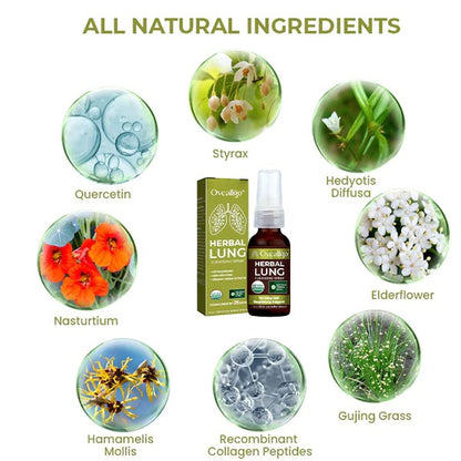 NATURAL HERBAL SPRAY FOR LUNG AND RESPIRATORY SUPPORT