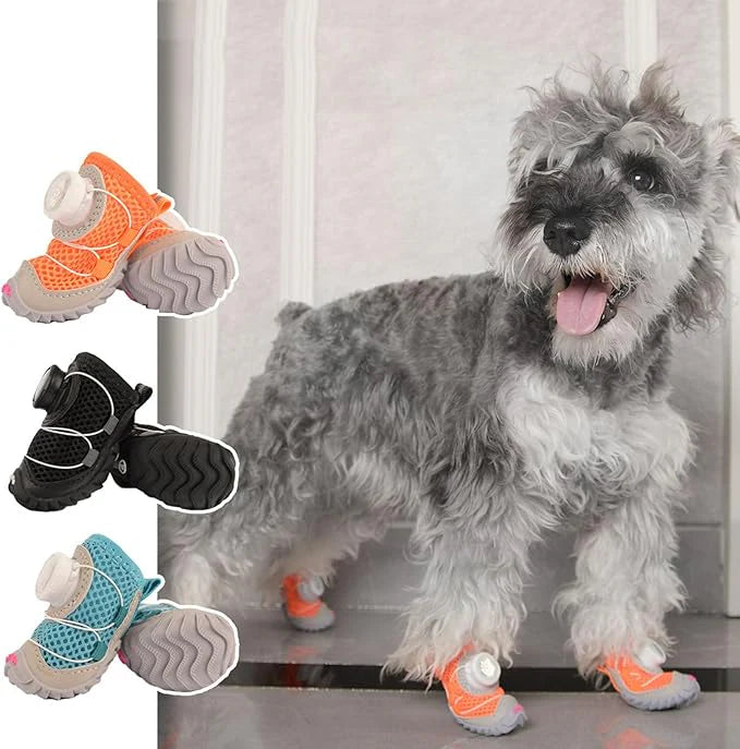 🐶 All-Weather Protective Dog Shoes – Waterproof, Non-Slip & Breathable Paw Protection for Every Season 🌦️