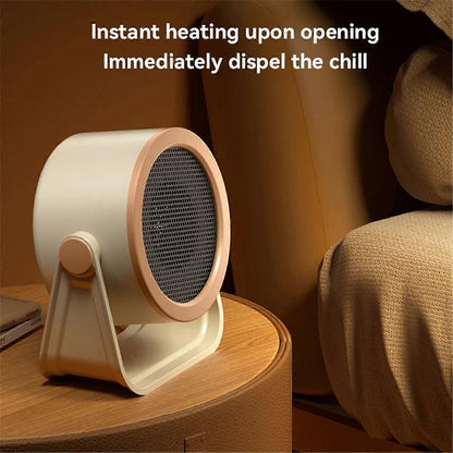 Small Portable Space Heater - Quick Heating, Quiet & Energy Efficient, Essential for Winter