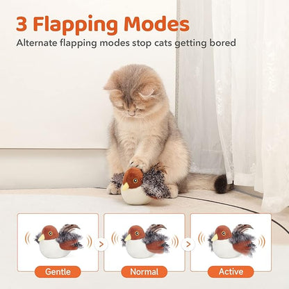 🎅Top Christmas Gift 2025 🎉Flapping Bird Cat Toy😻Cat's New Playmate