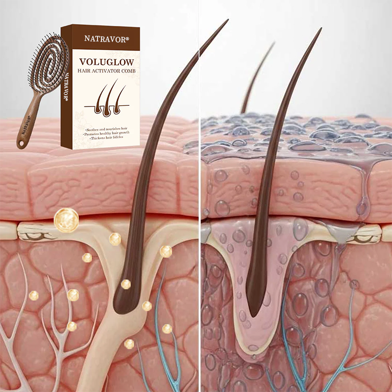 NATRAVOR® VoluGlow Hair Activator Comb