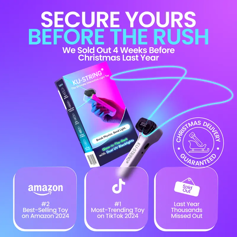 🌟 KU-STRING® NANO – The Ultimate Glowing String Launcher Toy!&nbsp;🌟