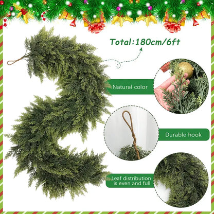 🎄【CHRISTMAS EDITION - Norfolk Pine Garland】🎄 ✨ LIMITED STOCK! DON’T MISS OUT—ORDER BY 12/15 FOR HOLIDAY DELIVERY! ✨