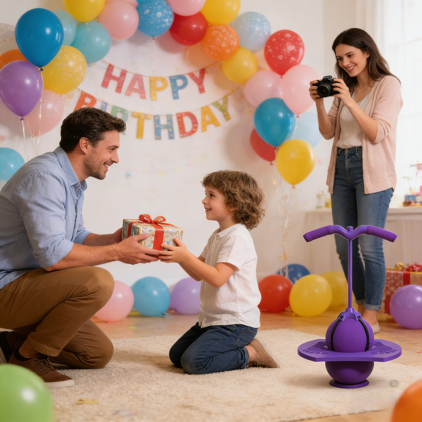 YXXSDP Pogo Ball with Handle - Ultimate Bouncing Fun for All Ages!