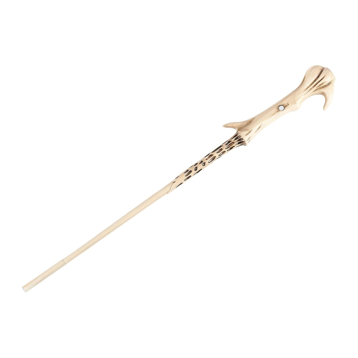 Wizarding Fireball Wand - Realistic Flame Effects, 15.7" Harry Potter Style Magic Wand with Charging Case, Spell Map & Gift Packaging - for Cosplay, Halloween, Collectors