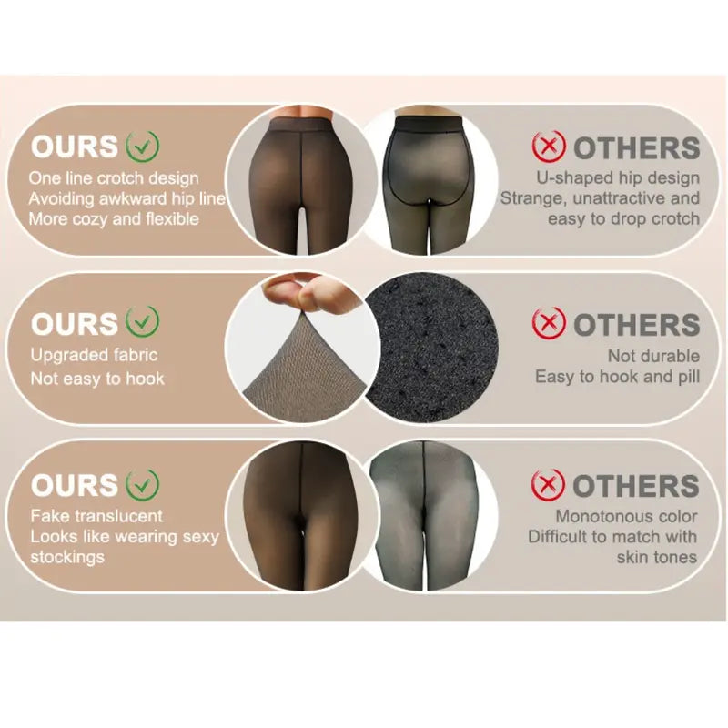 🌟 Geerta Magic Fleece Lined Tights - Your Winter Styling Magic Weapon! 🌟