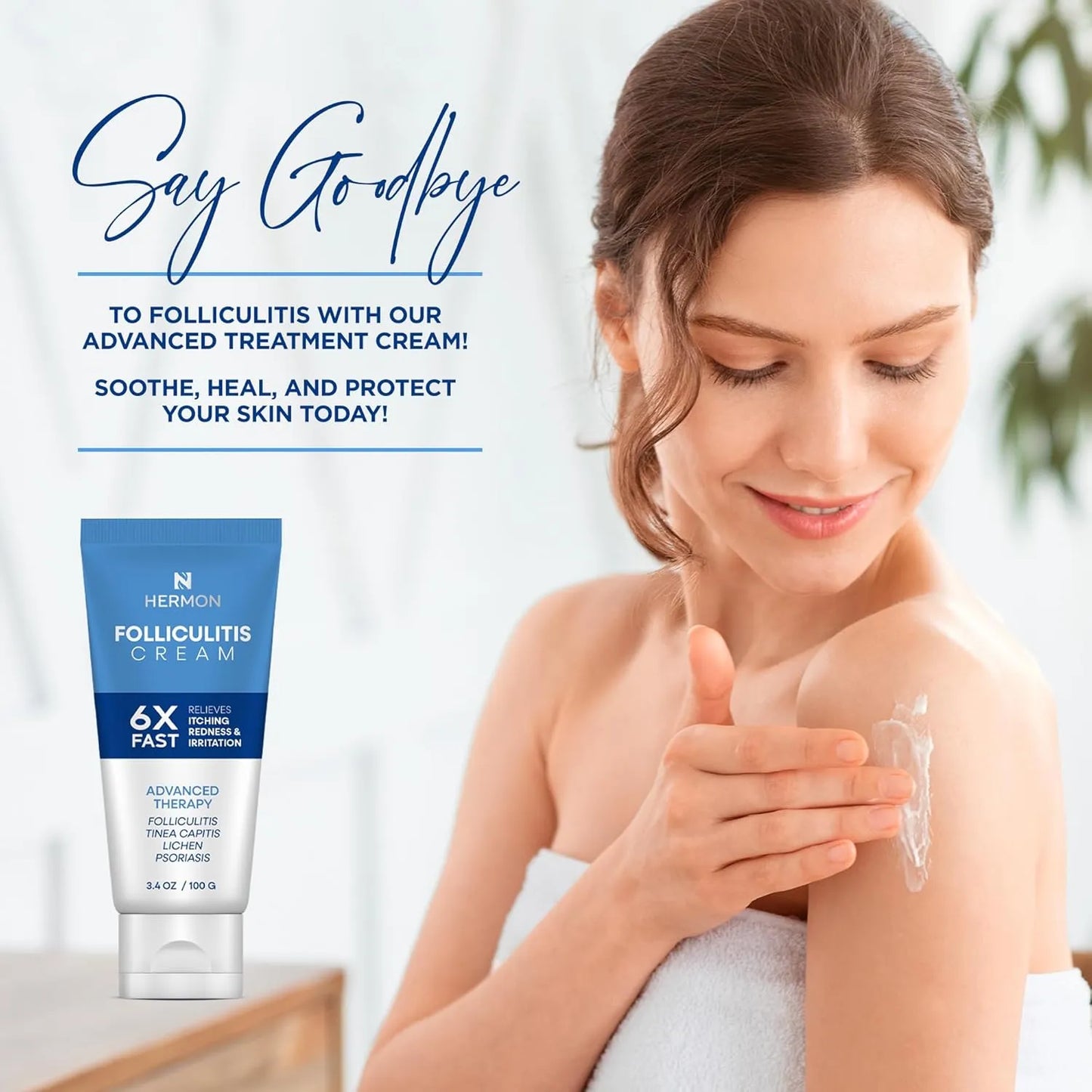 Folliculitis Treatment Cream: Effective Treatment for Folliculitis Scalp Face and Body 100g