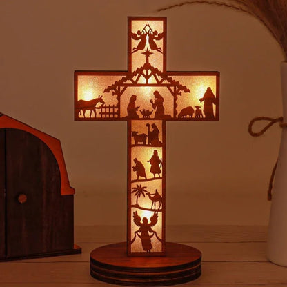🎄✨【3D Wooden Nativity Book Nook - Illuminating Christmas Magic】✨🎄