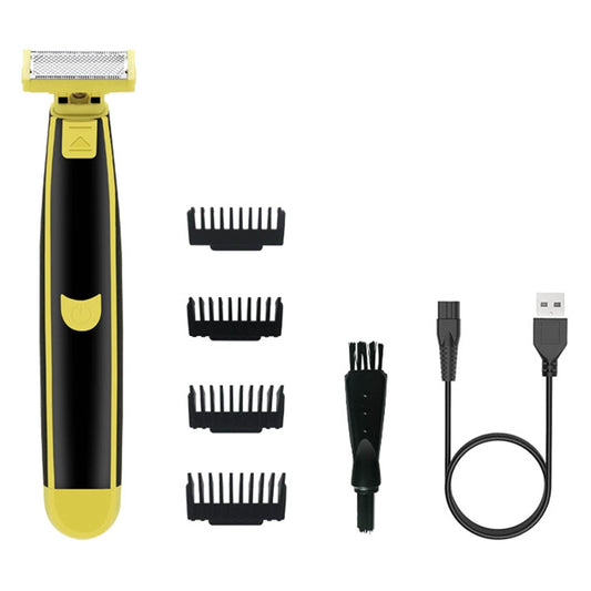 Electric Hair Clipper Beard Trimmer for Men, USB Rechargeable Waterproof Cordless Grooming Kit with 4 Attachments for Haircut & Body Grooming