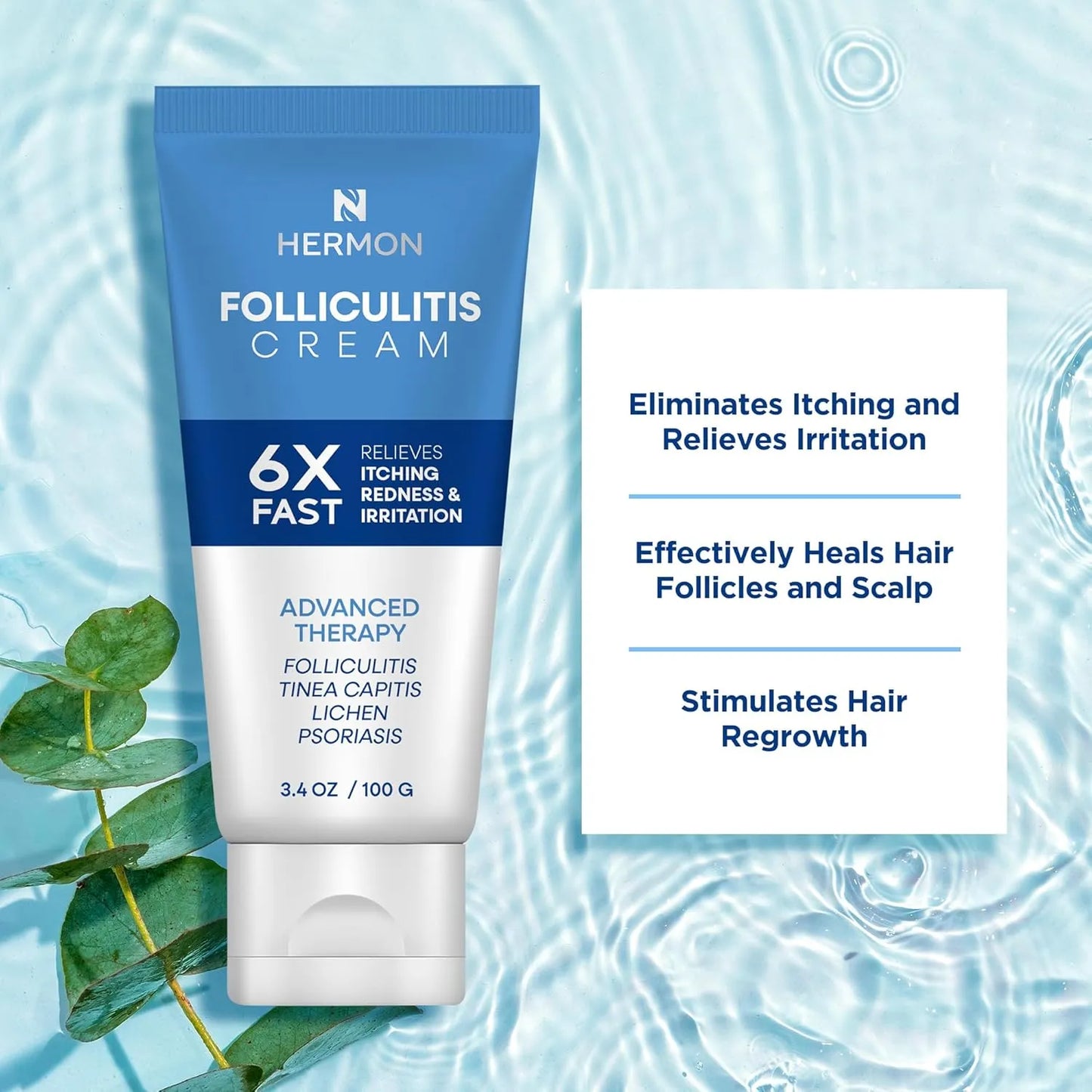 Folliculitis Treatment Cream: Effective Treatment for Folliculitis Scalp Face and Body 100g