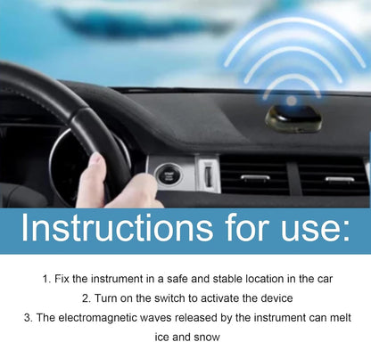 🚗✨【Winter Driving Savior】Fivfivgo Electromagnetic Molecular Interference Antifreeze Device - Make Snow & Ice Vanish Instantly! ❄️🔥 (Pack of 2 - Double Protection!)