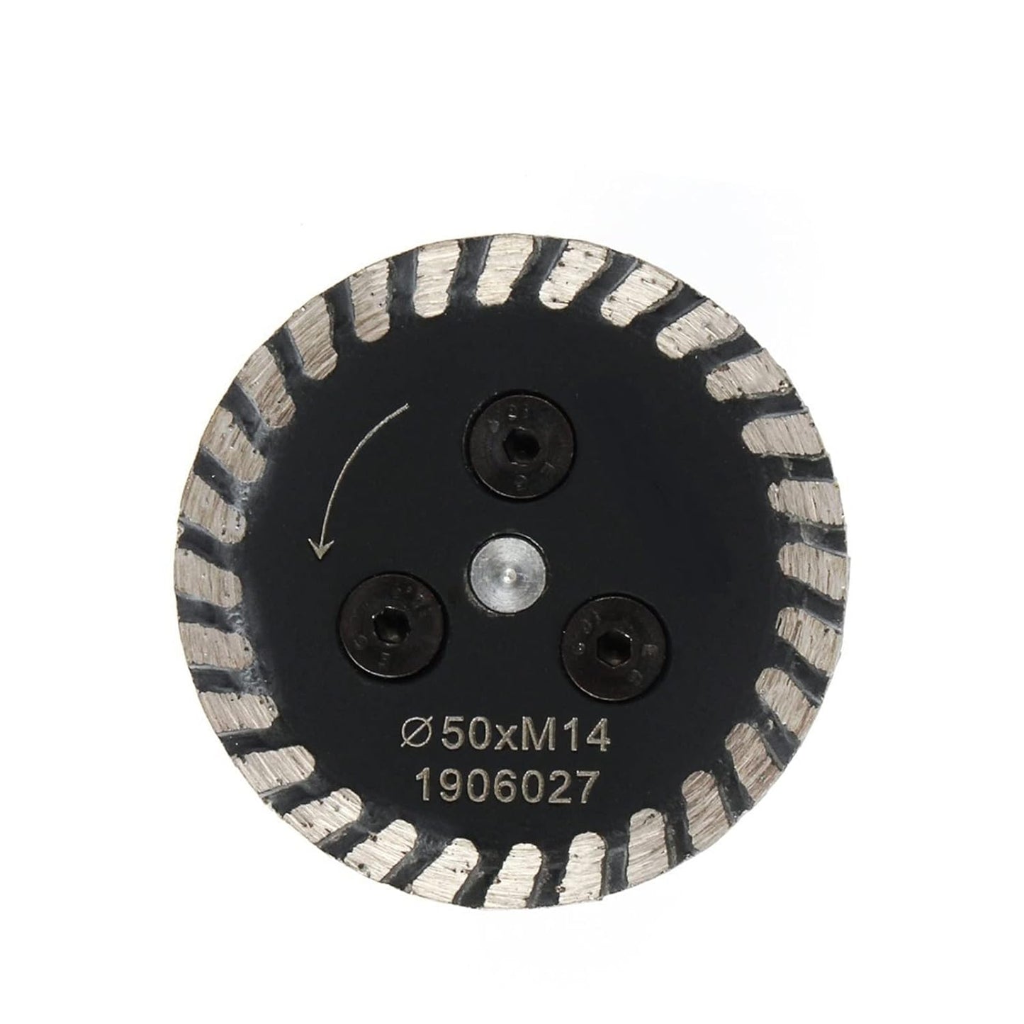 No-Adapter-Needed! 40mm Diamond Cutting Disc with Removable Flange – Fits Dewalt, Makita, Bosch Grinders – Cut Concrete, Stone, Tile Like a Pro