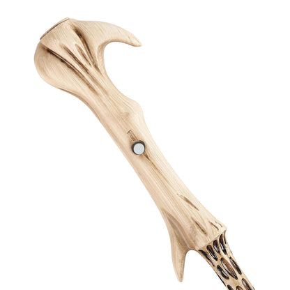 Wizarding Fireball Wand - Realistic Flame Effects, 15.7" Harry Potter Style Magic Wand with Charging Case, Spell Map & Gift Packaging - for Cosplay, Halloween, Collectors