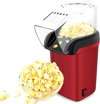 Home Theater Popcorn Machine – Hot Air Popper with Measuring Cup