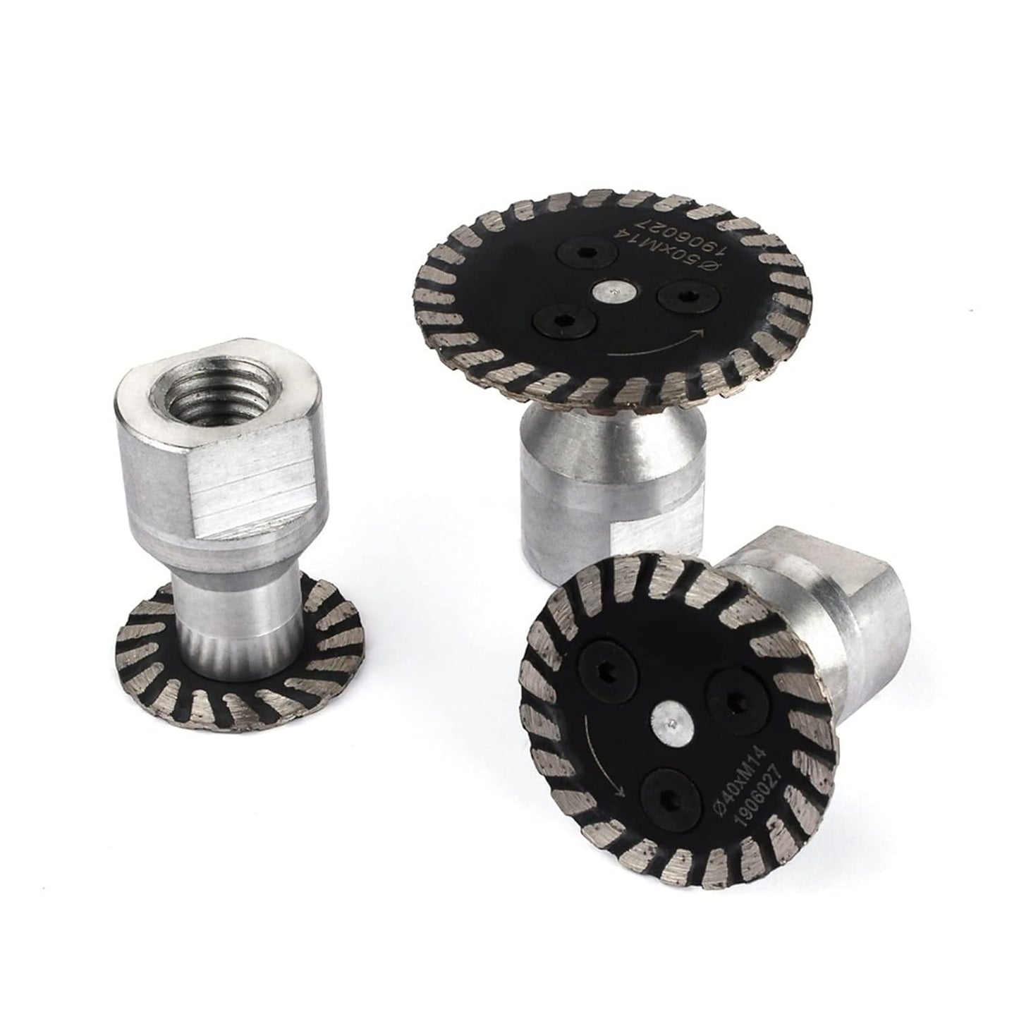 No-Adapter-Needed! 40mm Diamond Cutting Disc with Removable Flange – Fits Dewalt, Makita, Bosch Grinders – Cut Concrete, Stone, Tile Like a Pro