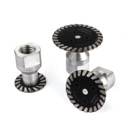 No-Adapter-Needed! 40mm Diamond Cutting Disc with Removable Flange – Fits Dewalt, Makita, Bosch Grinders – Cut Concrete, Stone, Tile Like a Pro