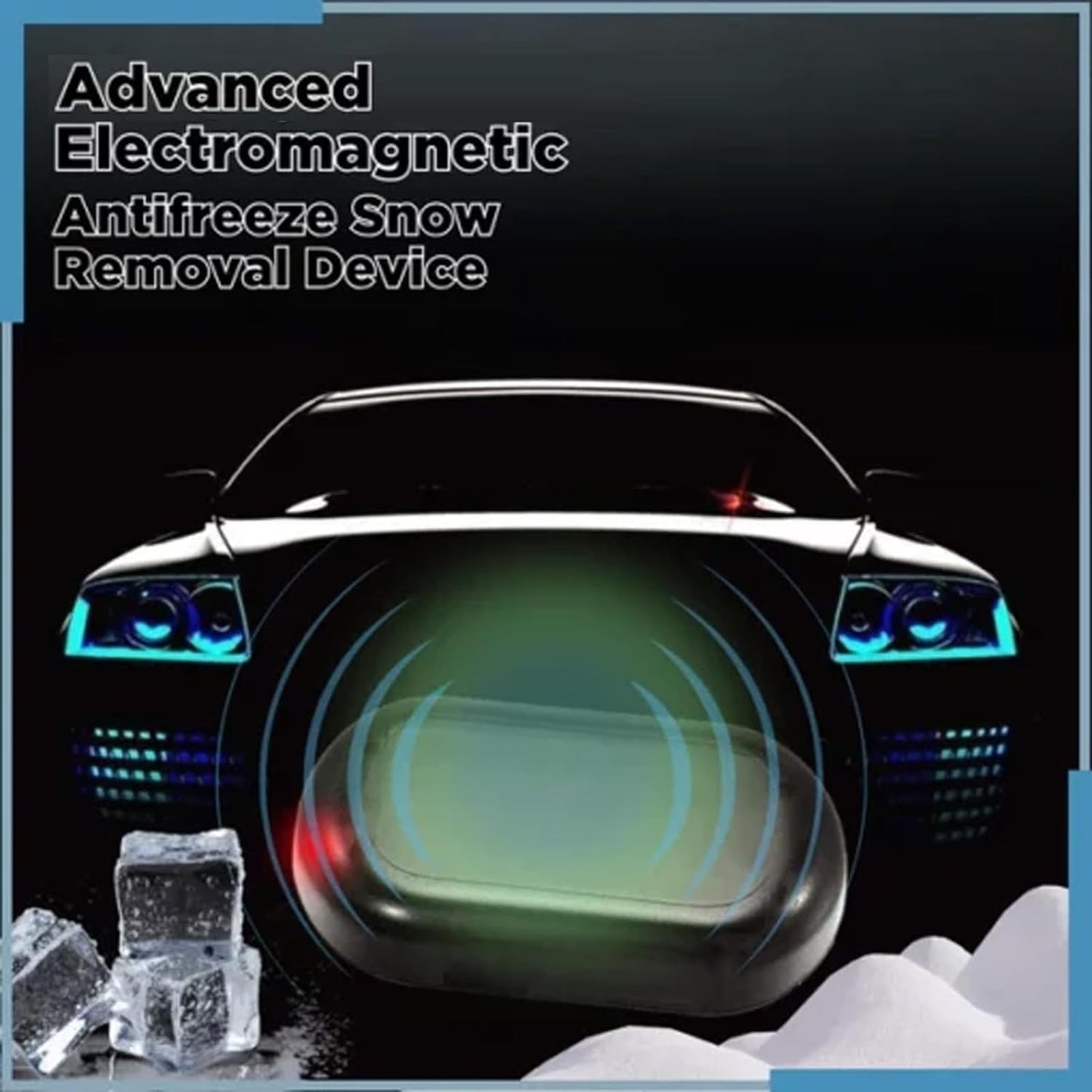 🚗✨【Winter Driving Savior】Fivfivgo Electromagnetic Molecular Interference Antifreeze Device - Make Snow & Ice Vanish Instantly! ❄️🔥 (Pack of 2 - Double Protection!)
