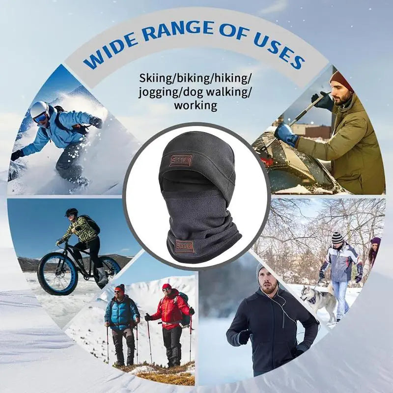 😍 Your Winter Guardian Is Here! ❄️ Windproof Hat + Fleece Balaclava + Ski Mask — One Gear Handles All Outdoor Challenges! 🔥