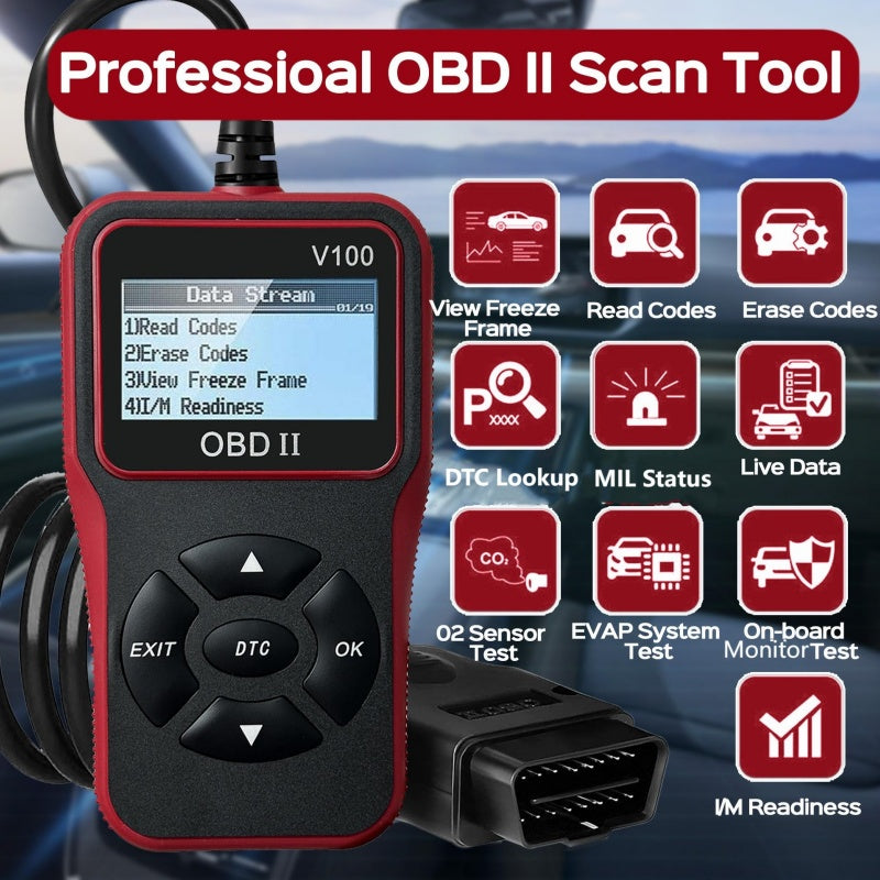 V519 OBD2 Diagnostic Scanner - Professional Vehicle Health Analysis Tool