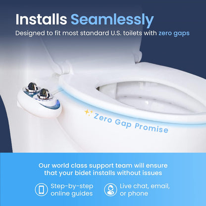 Single Nozzle Self-Cleaning Non-Electric Smart Bidet Sprayer