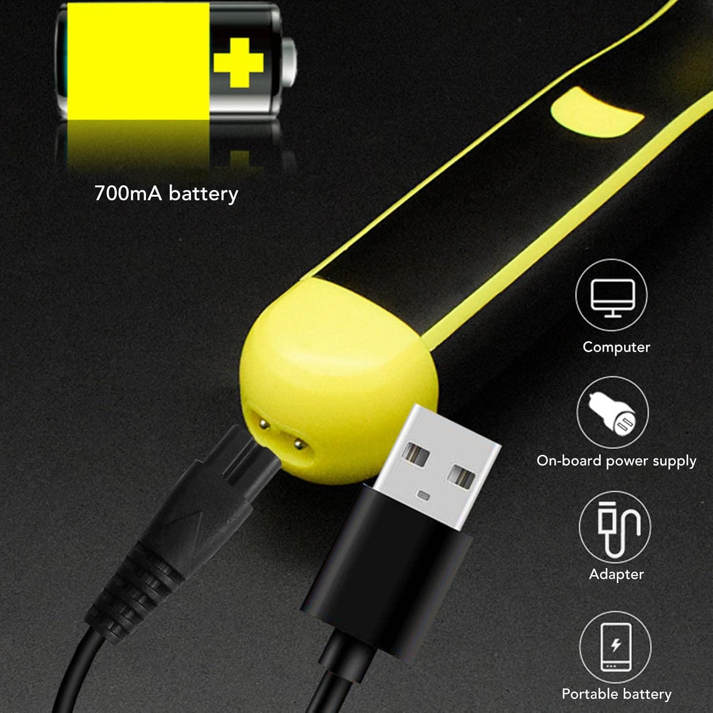 Electric Hair Clipper Beard Trimmer for Men, USB Rechargeable Waterproof Cordless Grooming Kit with 4 Attachments for Haircut & Body Grooming