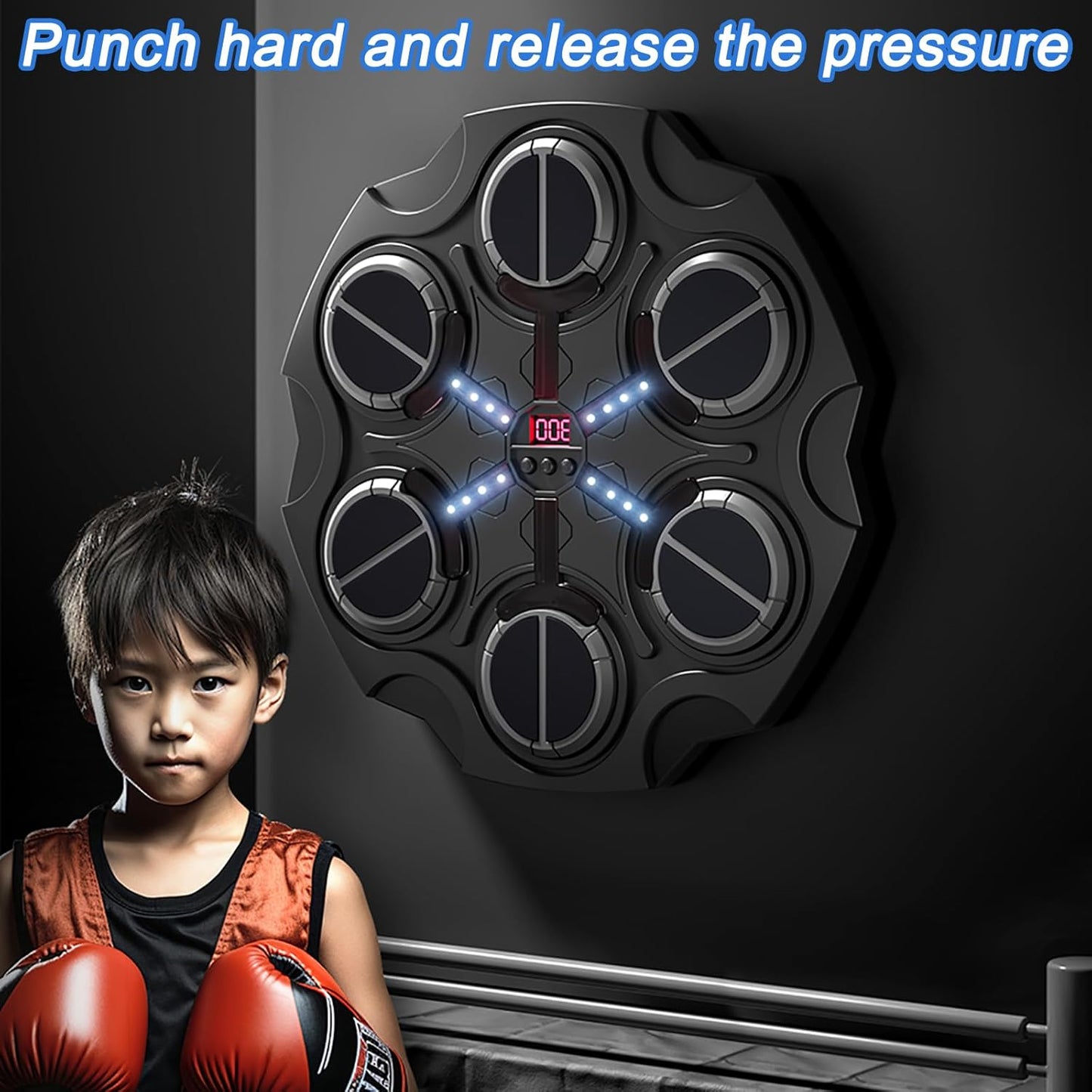 🎯 Punch Your Way to Fun & Fitness! X MAXSTRENGTH Wall-Mounted Boxing Trainer 🎯  🔥 THE ULTIMATE SMART BOXING MACHINE FOR ALL AGES! 🔥