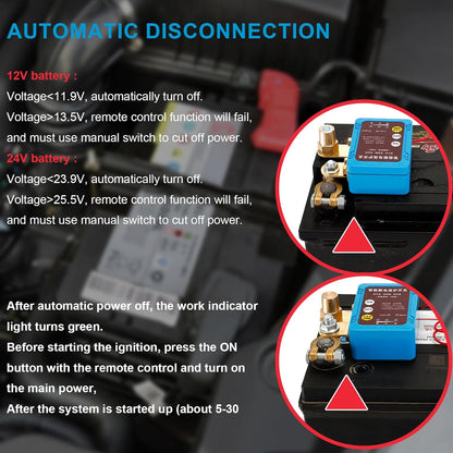 New model WIRELESS REMOTE CONTROL BATTERY RELAY SWITCH 🔌