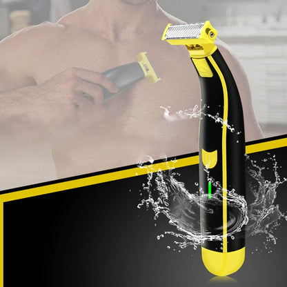 Electric Hair Clipper Beard Trimmer for Men, USB Rechargeable Waterproof Cordless Grooming Kit with 4 Attachments for Haircut & Body Grooming