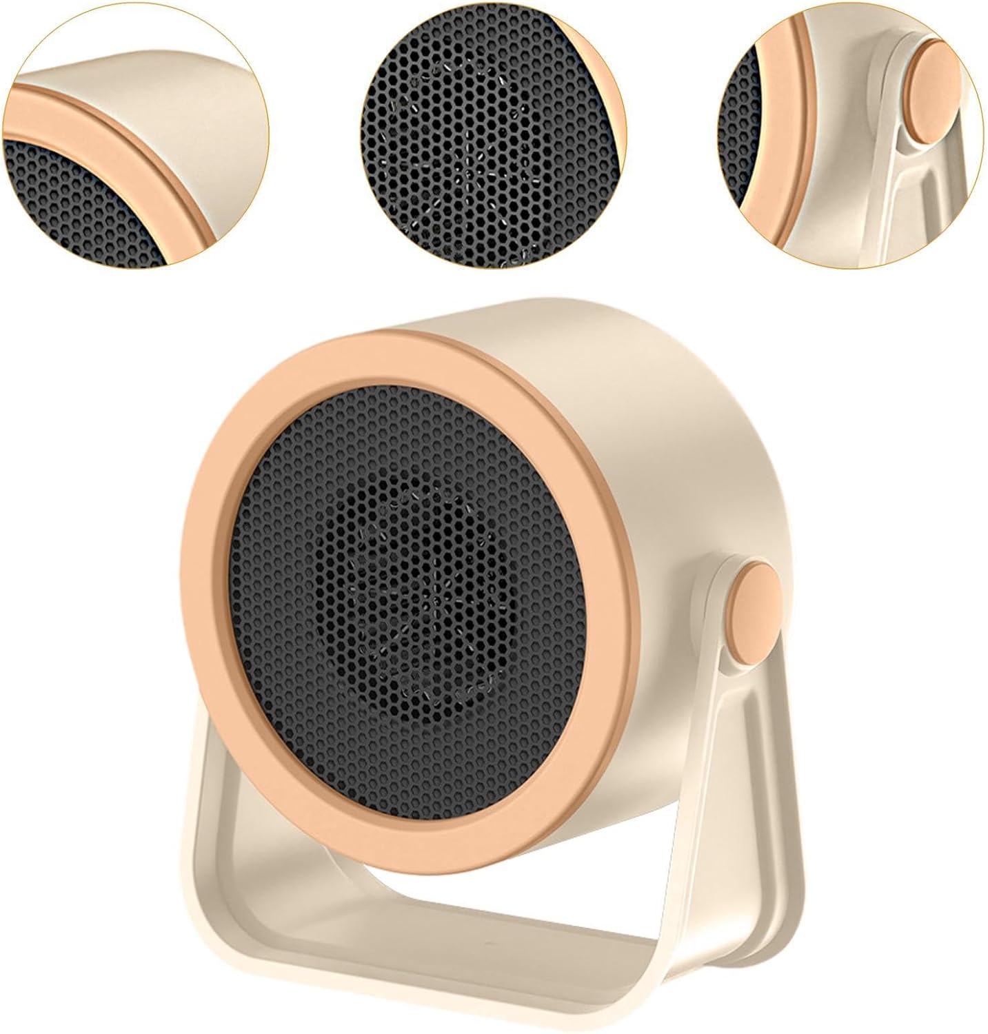 Small Portable Space Heater - Quick Heating, Quiet & Energy Efficient, Essential for Winter