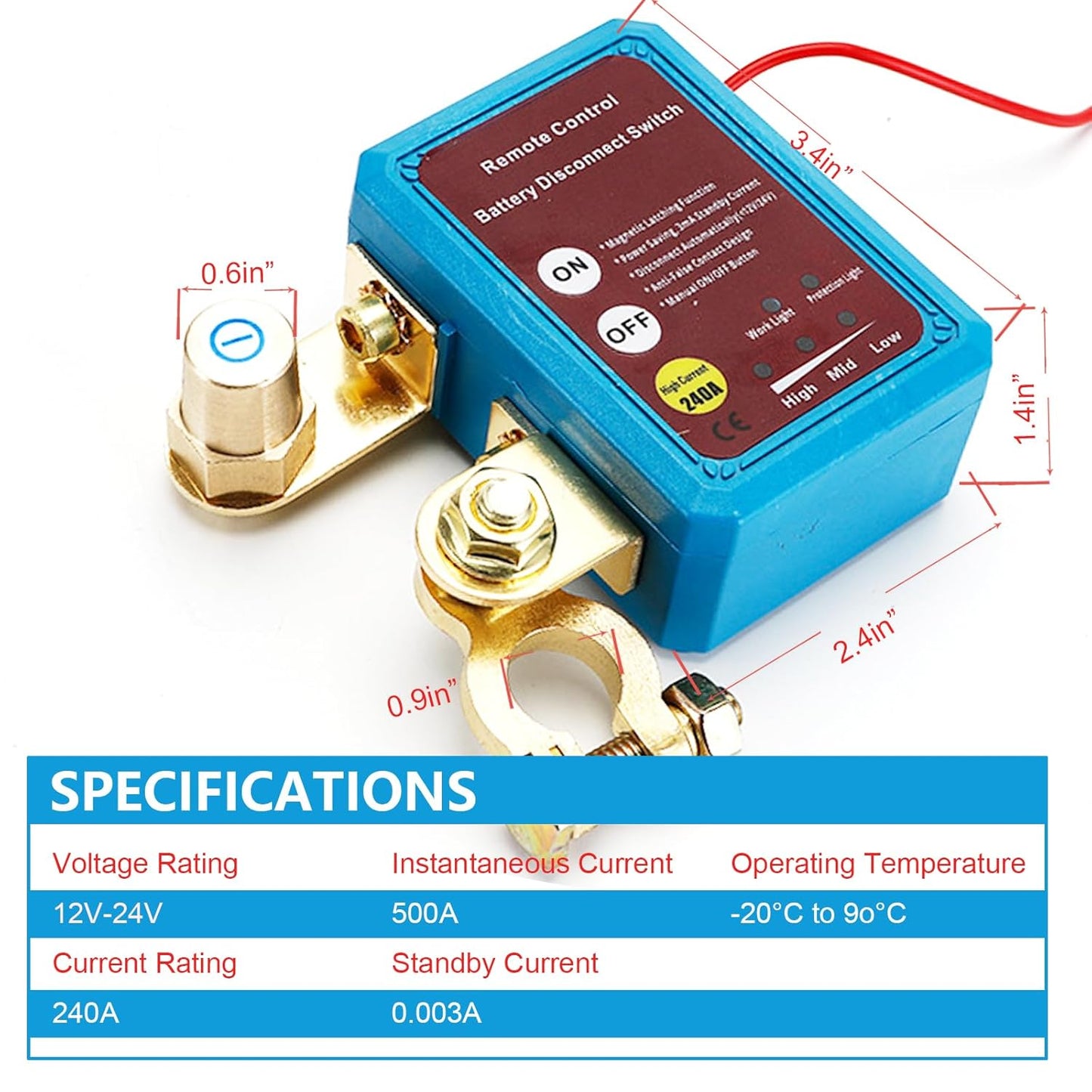 New model WIRELESS REMOTE CONTROL BATTERY RELAY SWITCH 🔌