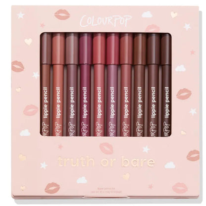 CoourPop® Lippie Pencil Vault - 10 Nude Shade Collection