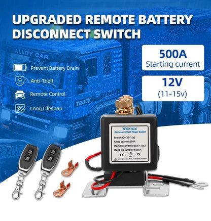WIRELESS REMOTE CONTROL BATTERY RELAY SWITCH 🔌