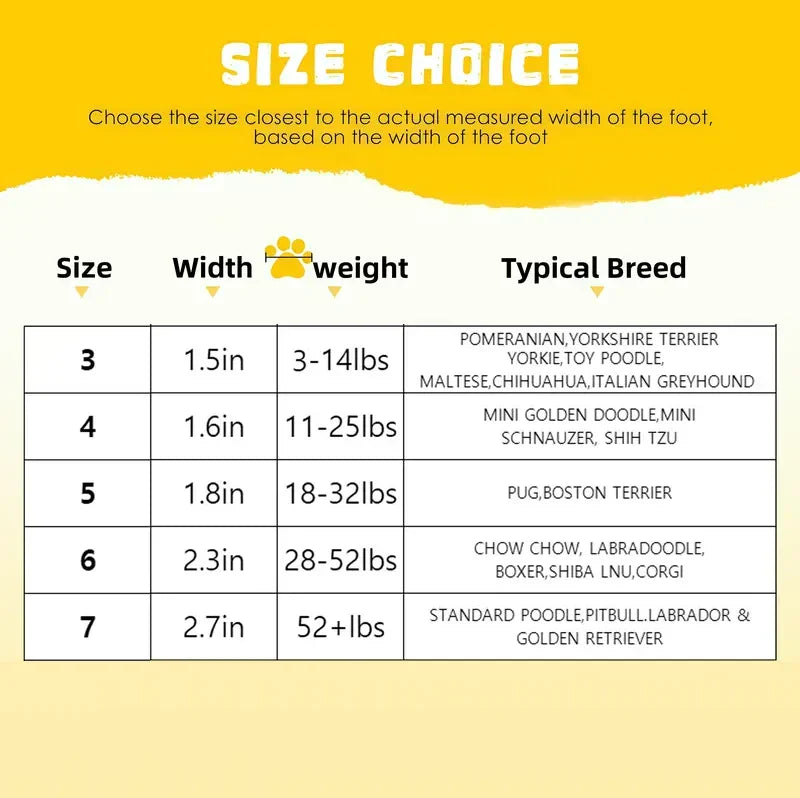 🐶 All-Weather Protective Dog Shoes – Waterproof, Non-Slip & Breathable Paw Protection for Every Season 🌦️