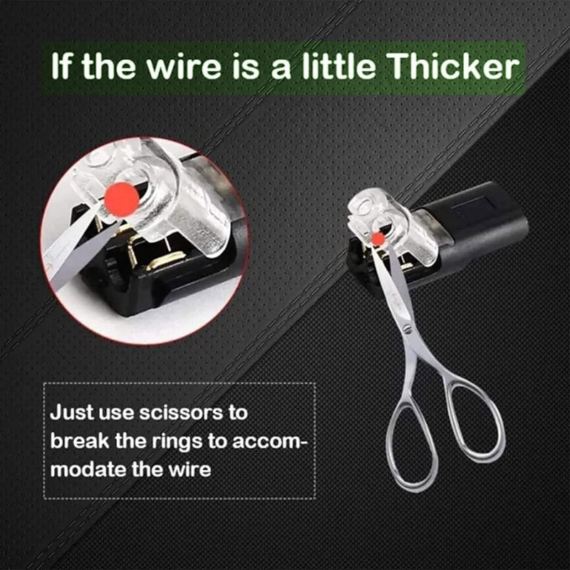 🔥🎄 Christmas Time Limited Offer -🔌2-Pin Solderless Wire Connector – Compact Plug for LED Strips & 18–22 AWG Cables