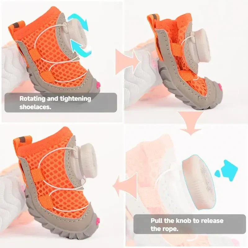 🐶 All-Weather Protective Dog Shoes – Waterproof, Non-Slip & Breathable Paw Protection for Every Season 🌦️