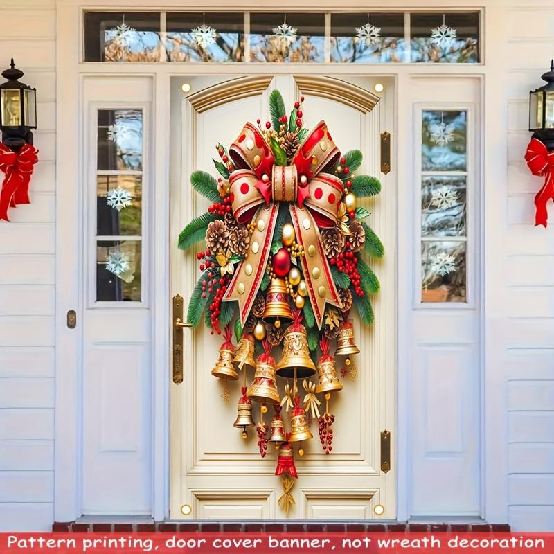 🎉【Instantly Transform Your Christmas Ambiance | Golden Door Cover Lights Up Your Home】🎉