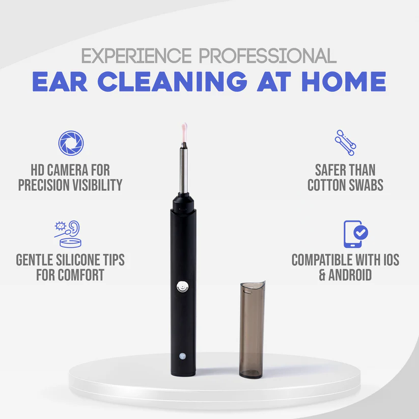 🚨  Every Guesswork Puts Your Eardrums at Risk! 😨  Embrace 1296P HD Visual Ear Cleaning! Your First "Ear Otoscope"!