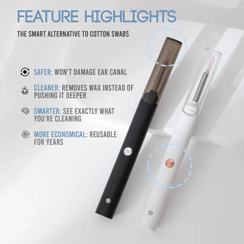 🚨  Every Guesswork Puts Your Eardrums at Risk! 😨  Embrace 1296P HD Visual Ear Cleaning! Your First "Ear Otoscope"!