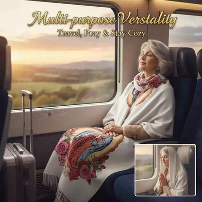 Virgen de Guadalupe Prayer Shawl – Special Holiday Warmth Edition