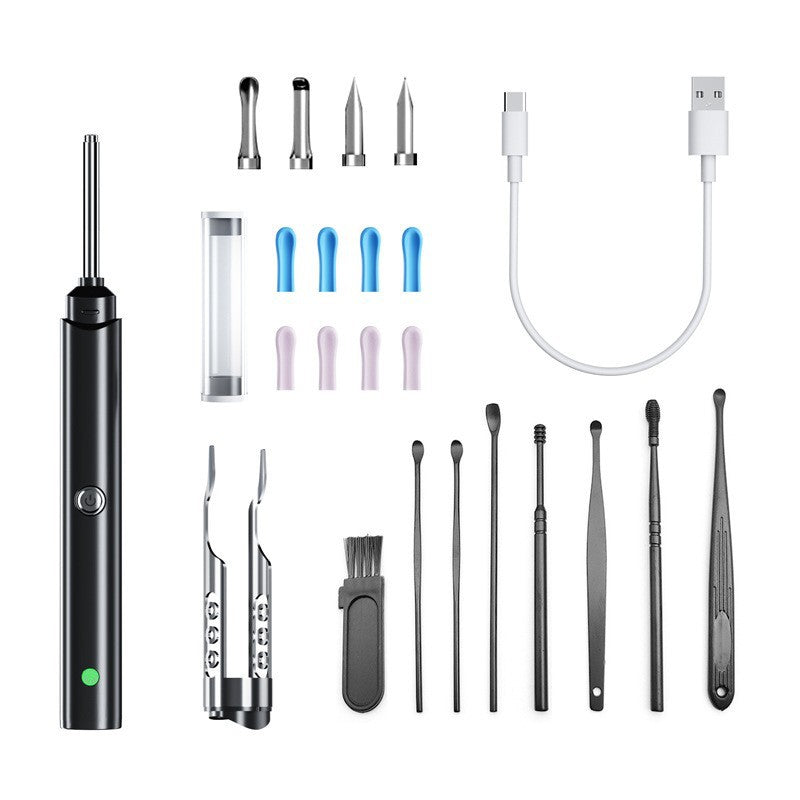 🚨  Every Guesswork Puts Your Eardrums at Risk! 😨  Embrace 1296P HD Visual Ear Cleaning! Your First "Ear Otoscope"!