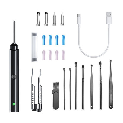 🚨  Every Guesswork Puts Your Eardrums at Risk! 😨  Embrace 1296P HD Visual Ear Cleaning! Your First "Ear Otoscope"!