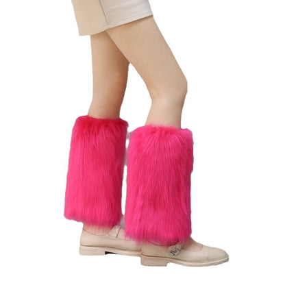 Two super comfortable women's over-the-knee boots that are a must-have for any outfit ❄️ | Plush fur and suede, perfect for creating a stylish winter look 🎁