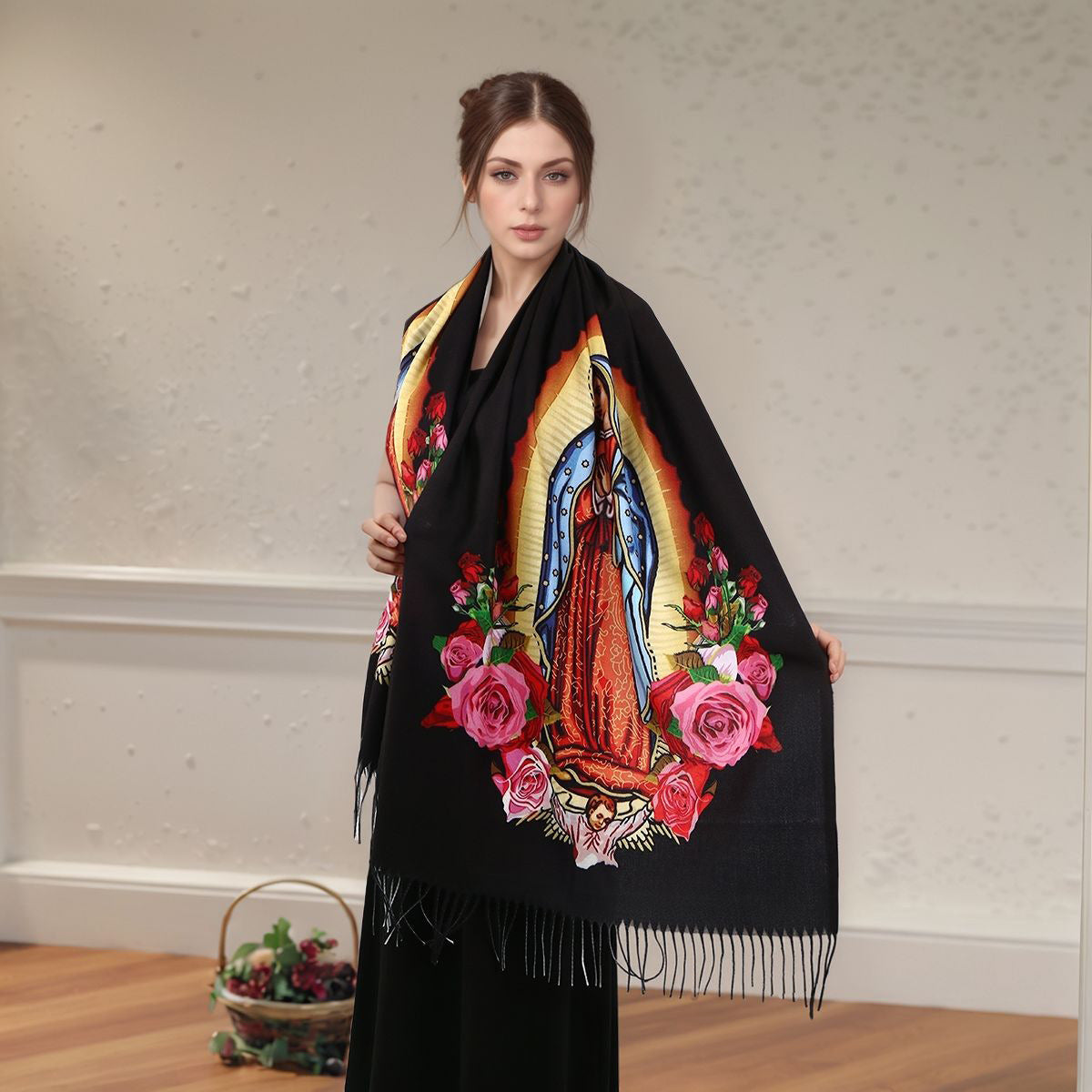 Virgen de Guadalupe Prayer Shawl – Special Holiday Warmth Edition