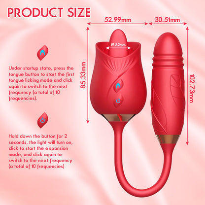 🌹Rose Toy Vibrator Adult Female Private Massager🌹