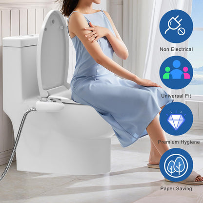 Single Nozzle Self-Cleaning Non-Electric Smart Bidet Sprayer