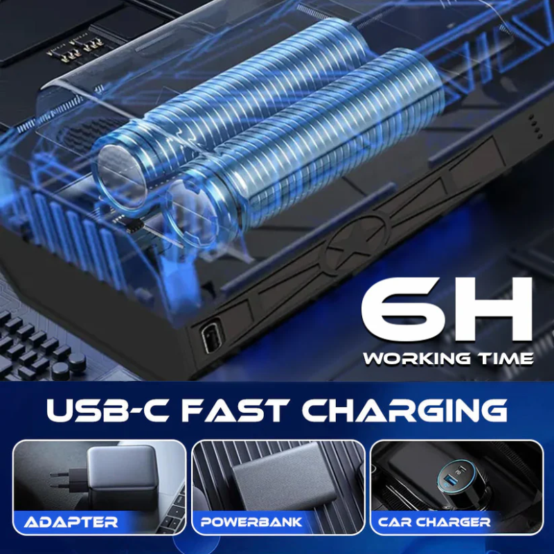 🚀 Introducing the Snow Whiz LED Turbo Blower – Your Ultimate Winter & Cleaning Sidekick! ❄️✨