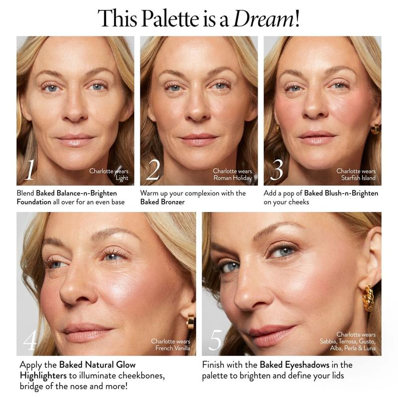 ✈️ Buy 2 Get Free Shipping 💄Baked Starter Kit - Tuscan Dreams includes Baked Multicolor Eyeshadow Palette