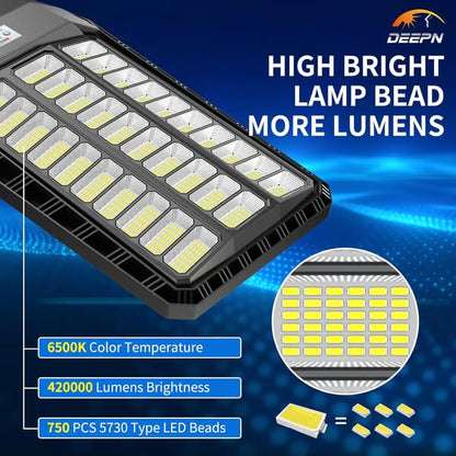 ⏰ Ultra Bright Solar Led Street Light System