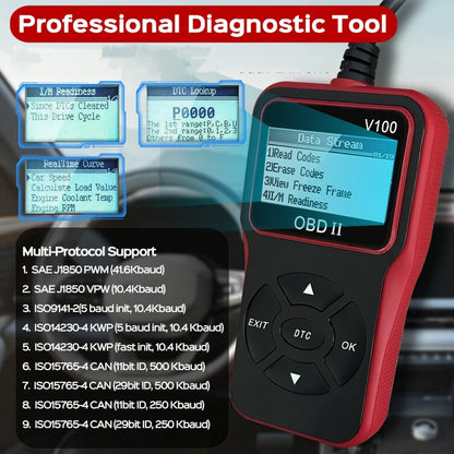 V519 OBD2 Diagnostic Scanner - Professional Vehicle Health Analysis Tool